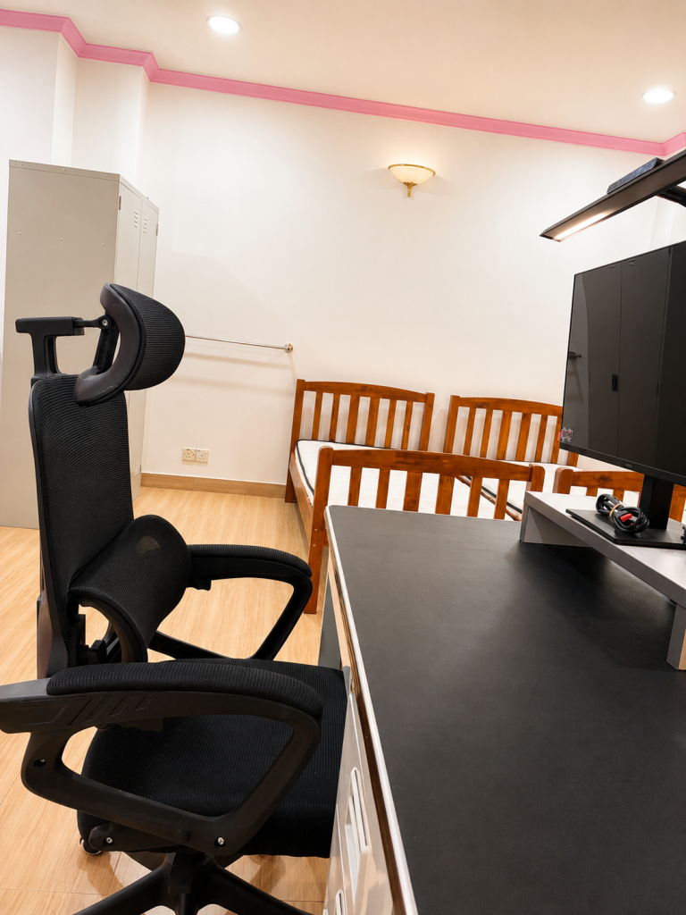 IMU Accommodation Master Bedroom, Ergonomic Study Setup