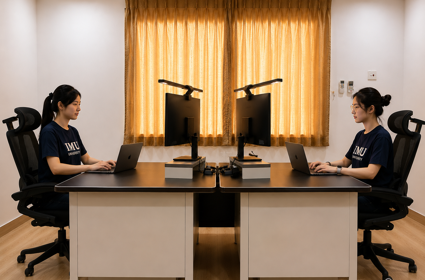 IMU Accomodation, professional study setup
