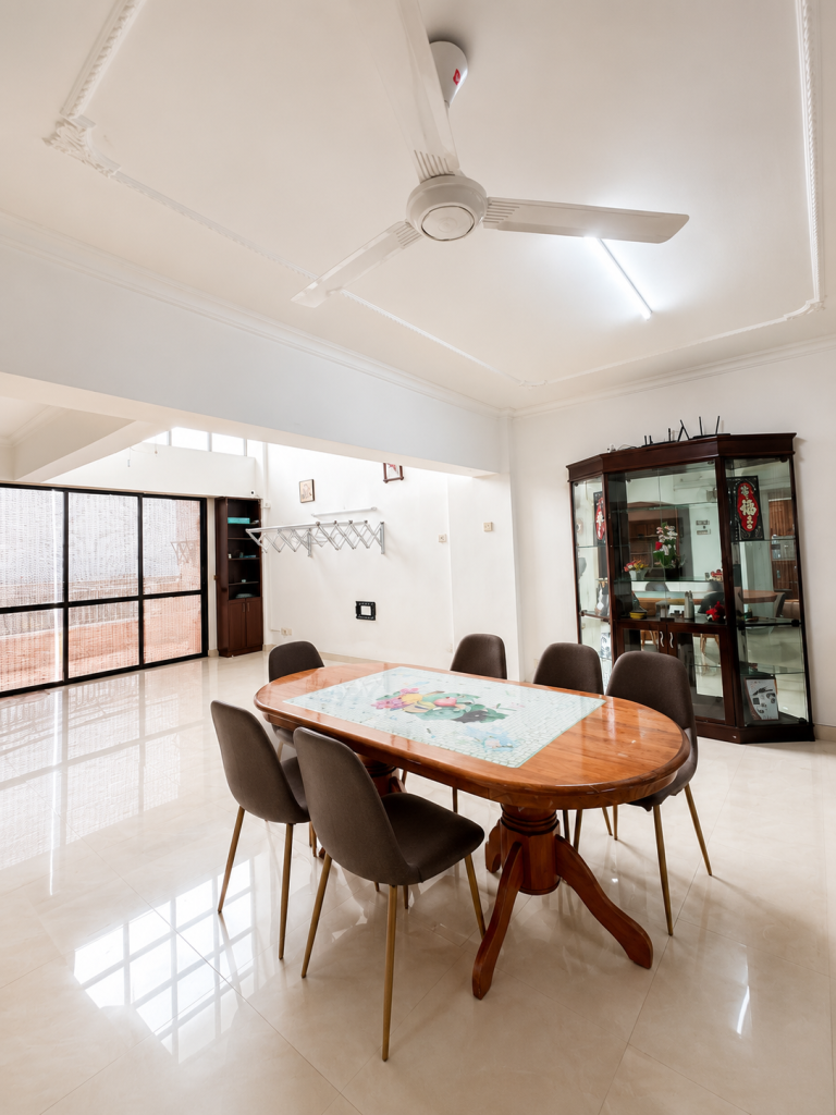 IMU Accommodation Dining Area Side View