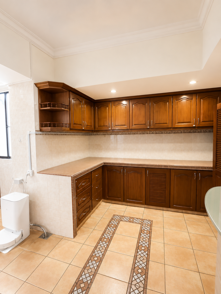 IMU Accommodation Kitchen, lots of storage space